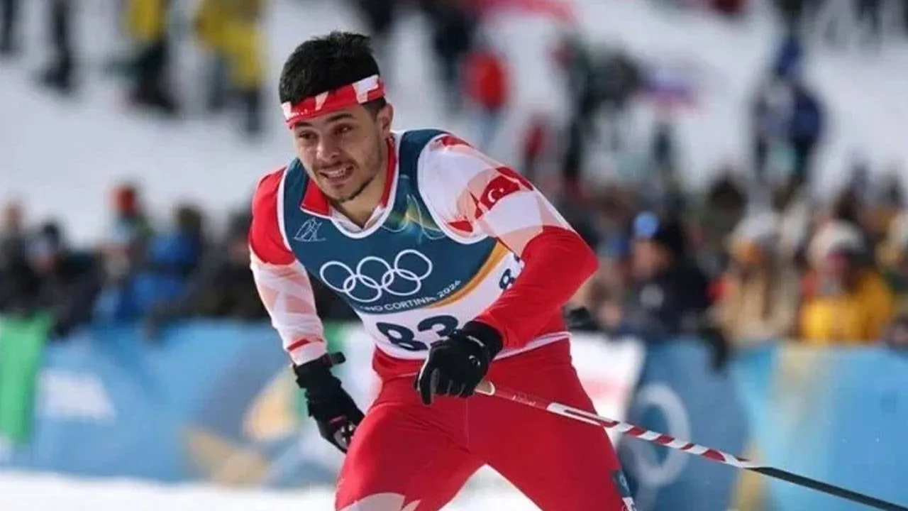Abdullah Yılmaz, Kış Olimpiyatları'nda Kayaklı Koşuda Mücadele Etti