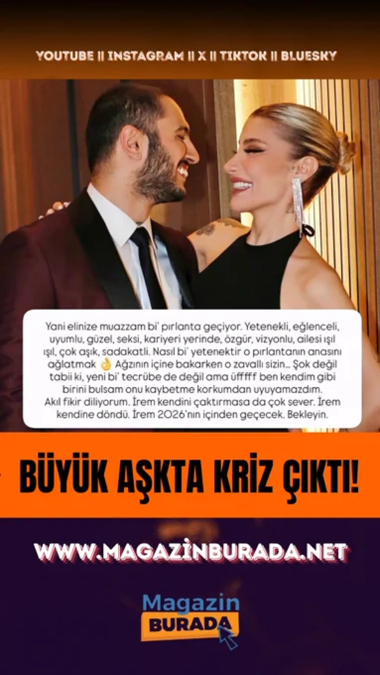 İrem Derici'den Melik Kunukçu Ayrılığıyla İlgili Manidar Paylaşım!