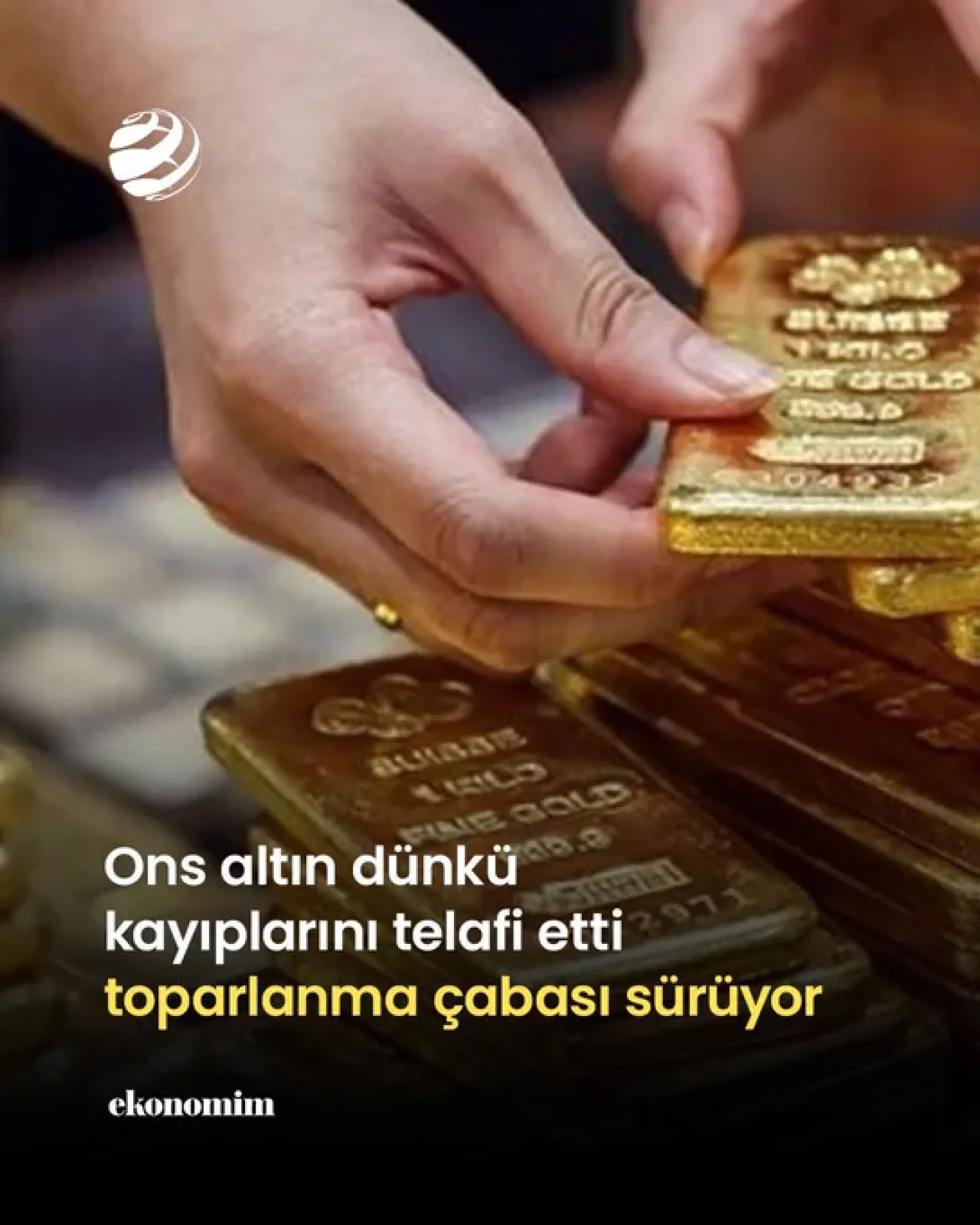 Altın Fiyatları Gerilimle Yükselişe Geçti: Toparlanma Çabaları Sürüyor